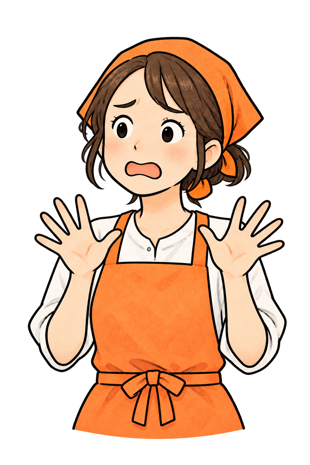 手間を心配する飲食店の店主